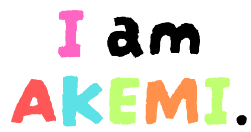 I am AKEMI.